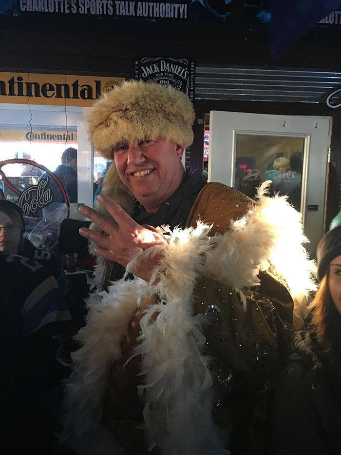 Panthers Fan at Doghouse