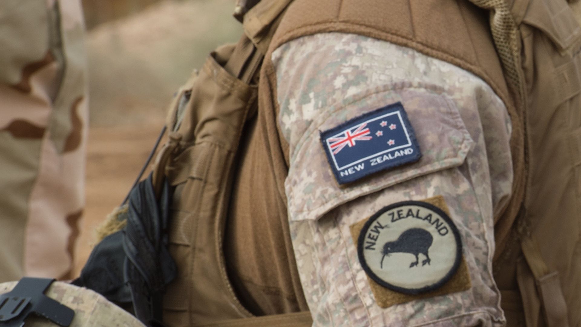 An image of the badge of a New Zealand soldier