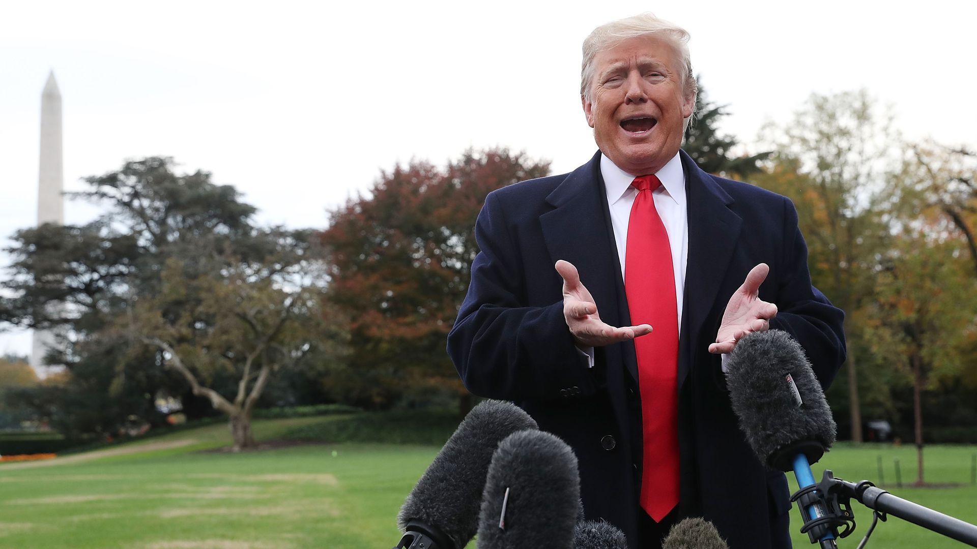 President Trump speaking