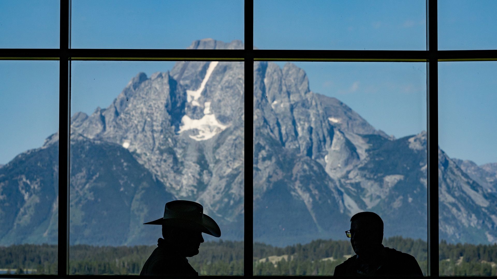 The view from Jackson Lake Lodge