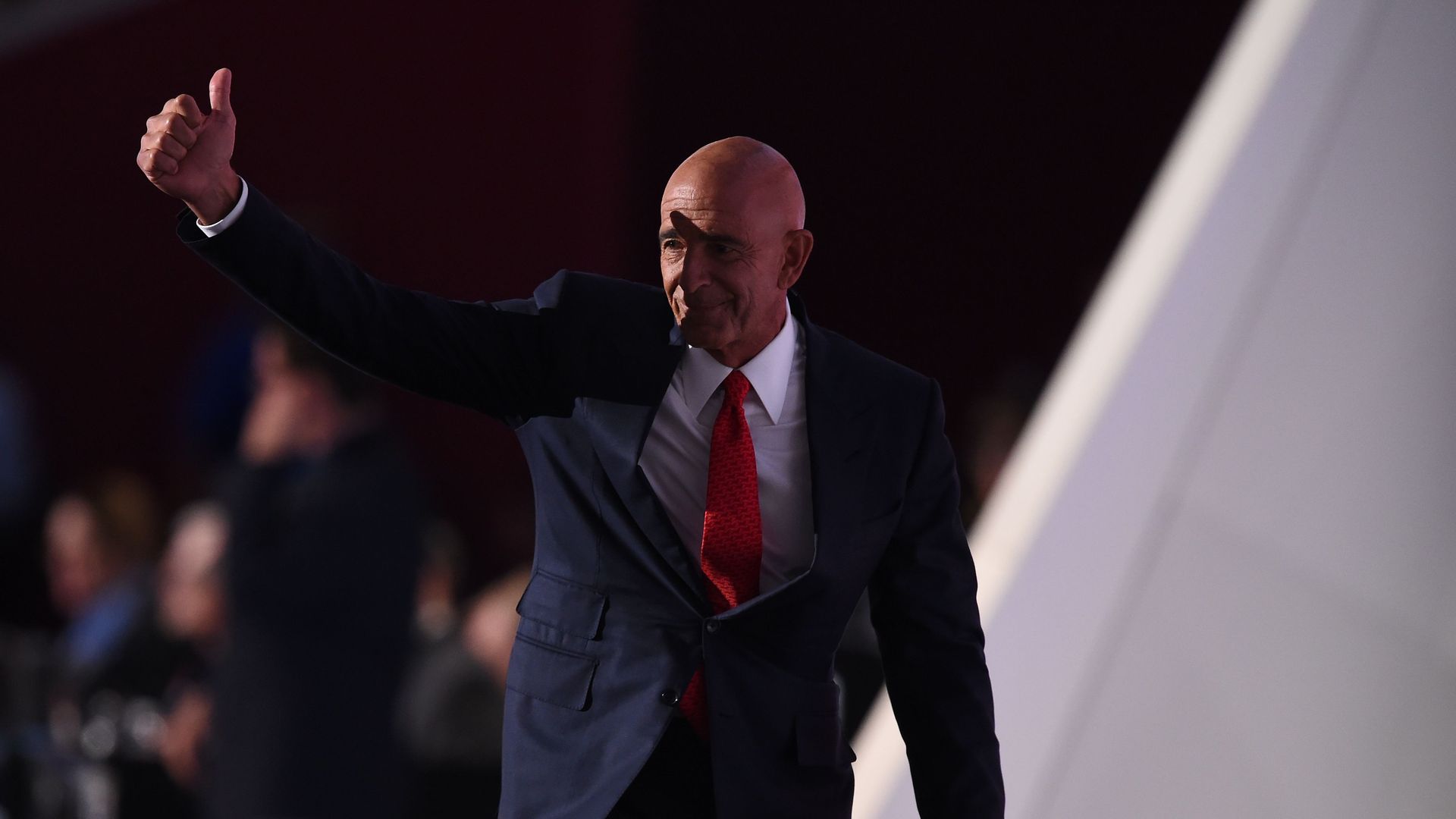 Colon Capital's Tom Barrack at the Republican National Convention in 2016.