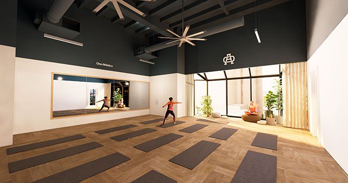 One Athletics yoga studio