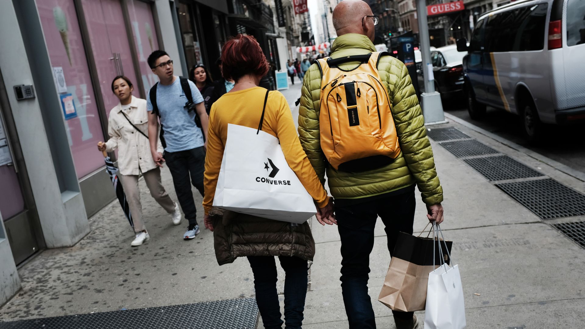 People shopping.