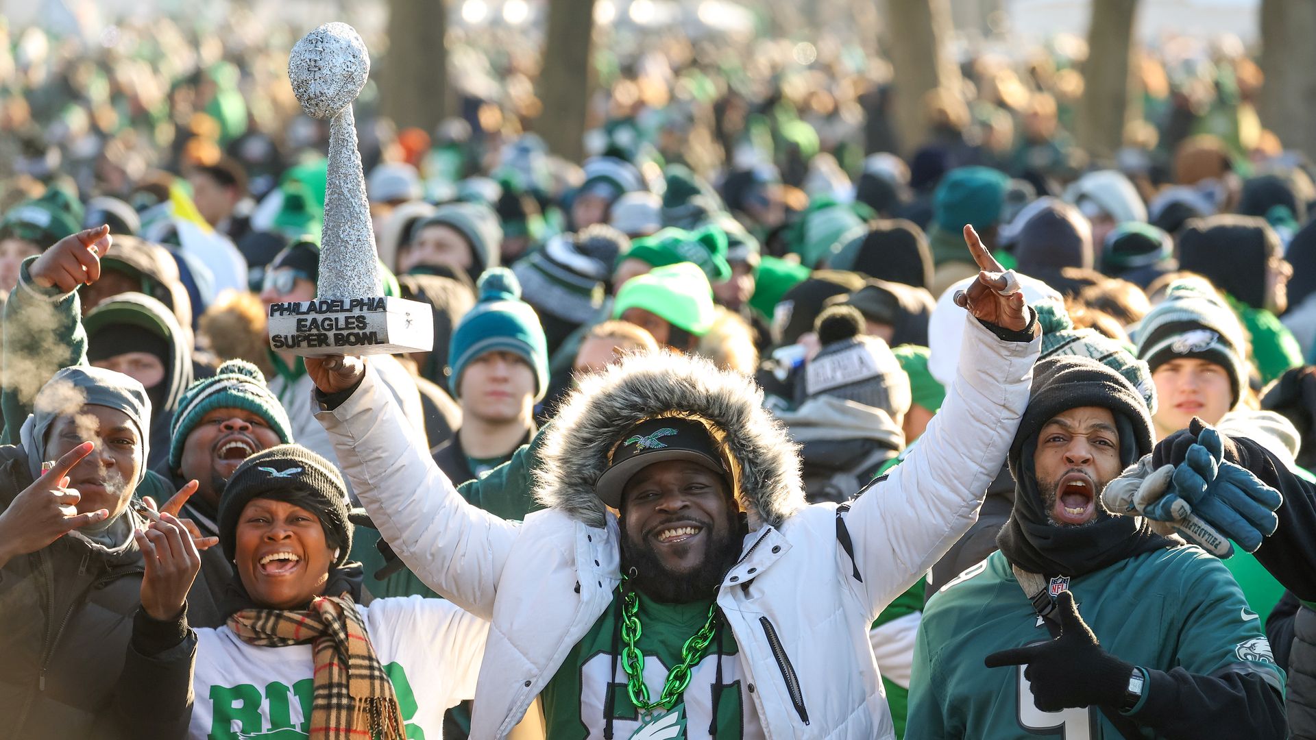 Eagles Super Bowl parade photos: Philadelphia throws ultimate party for  champions - Axios Philadelphia, image size:1920x1080