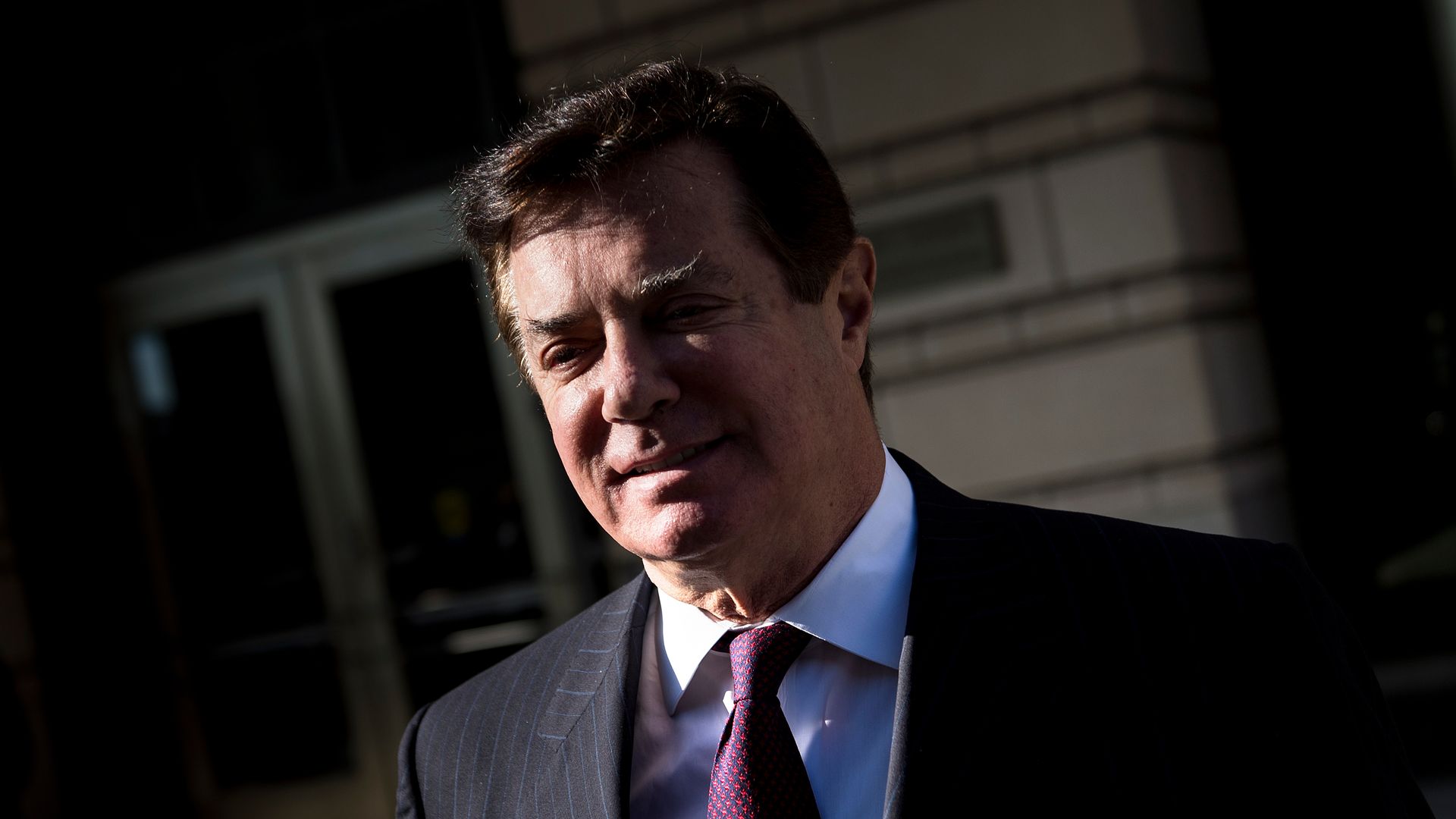 Paul Manafort in partial shade.