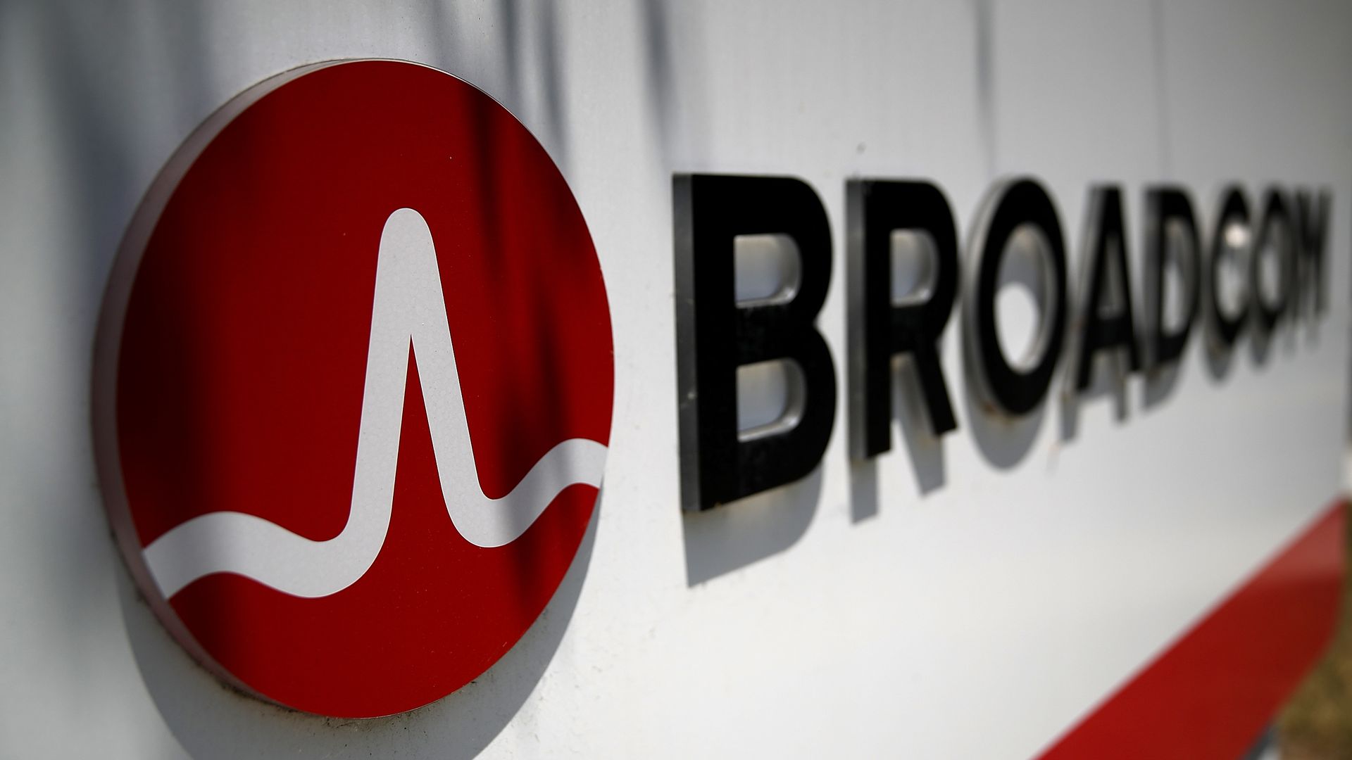 Broadcom office logo.