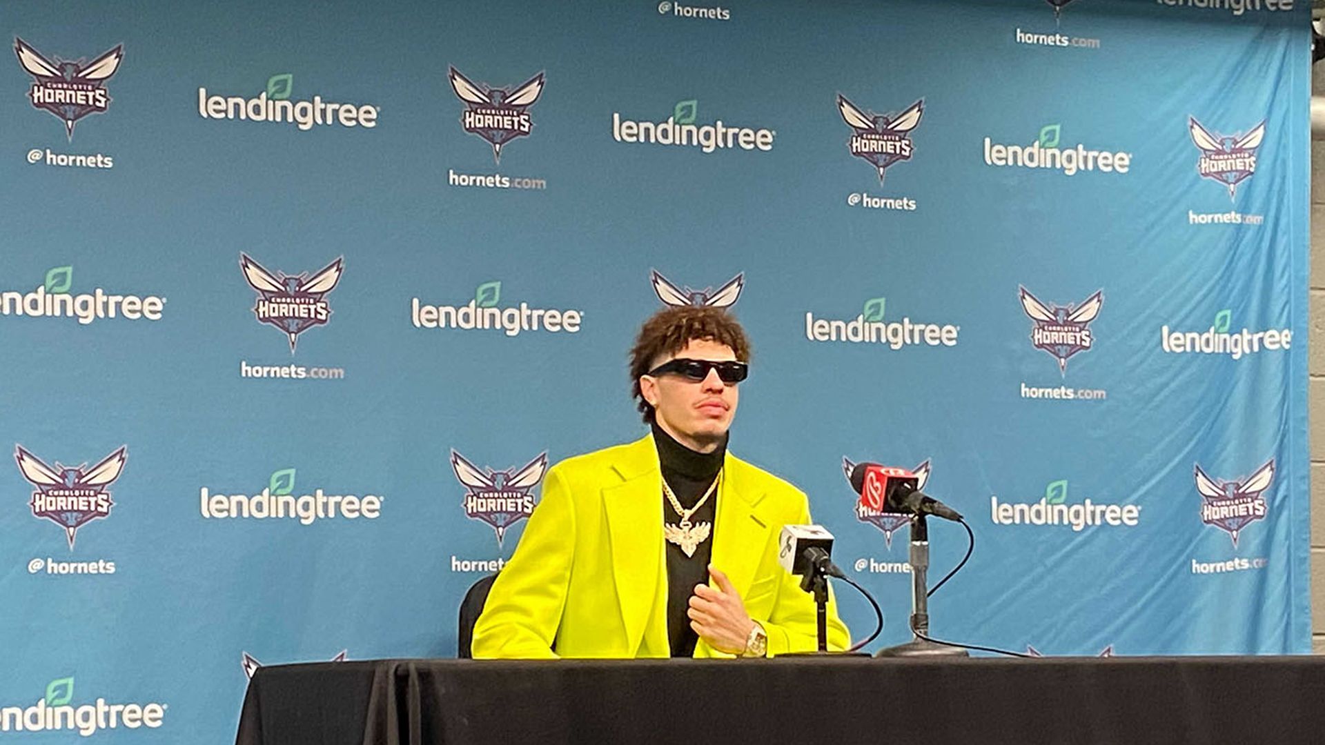 LaMelo in yellow after first game