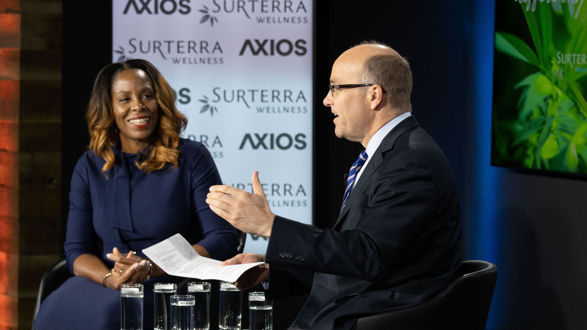 Rep. Stacey Plaskett in conversation with Axios' Mike Allen