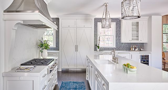 Queens Road West renovation by Bryan Gerrard kitchen backsplash