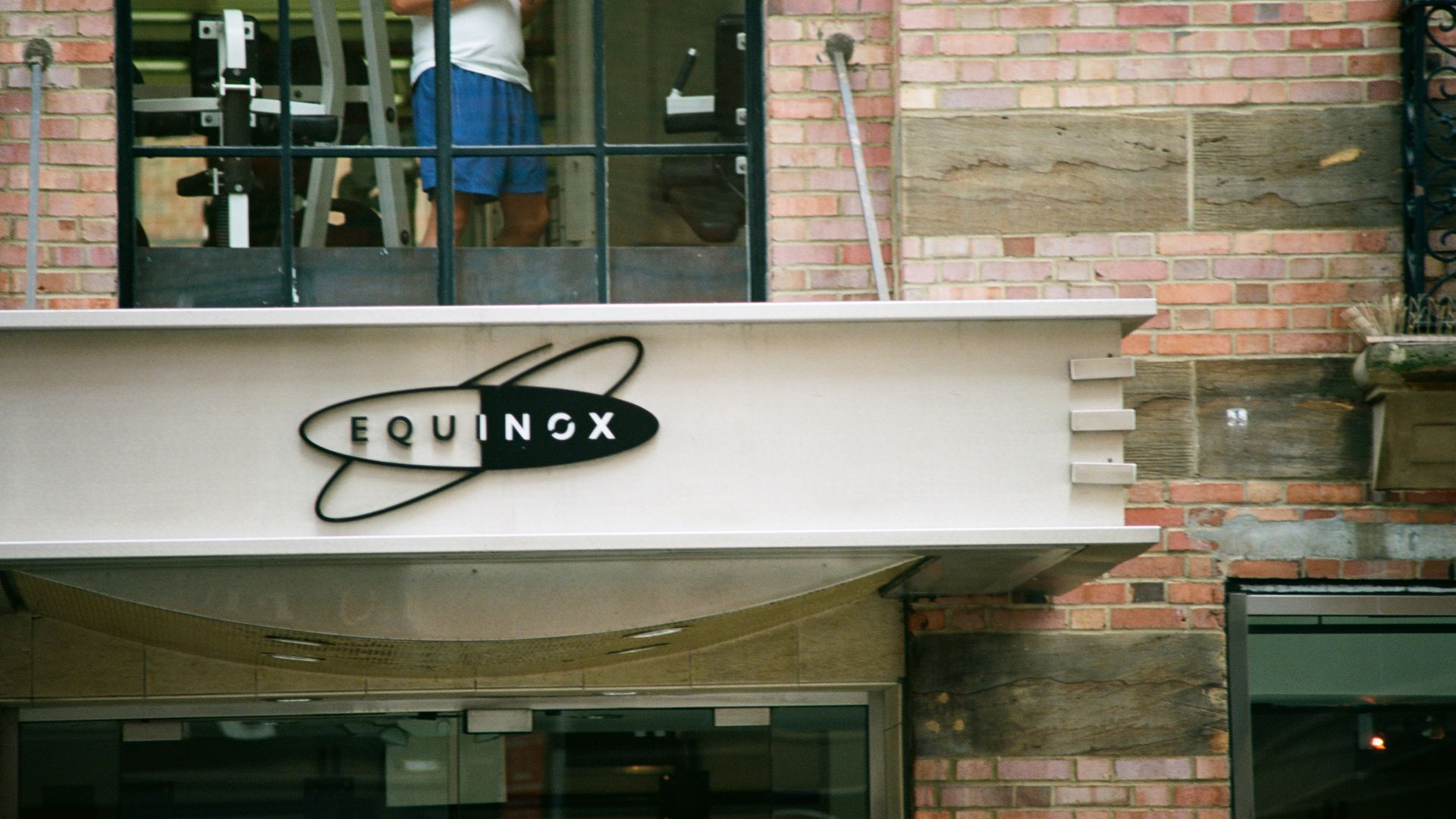 Equinox logo on a building