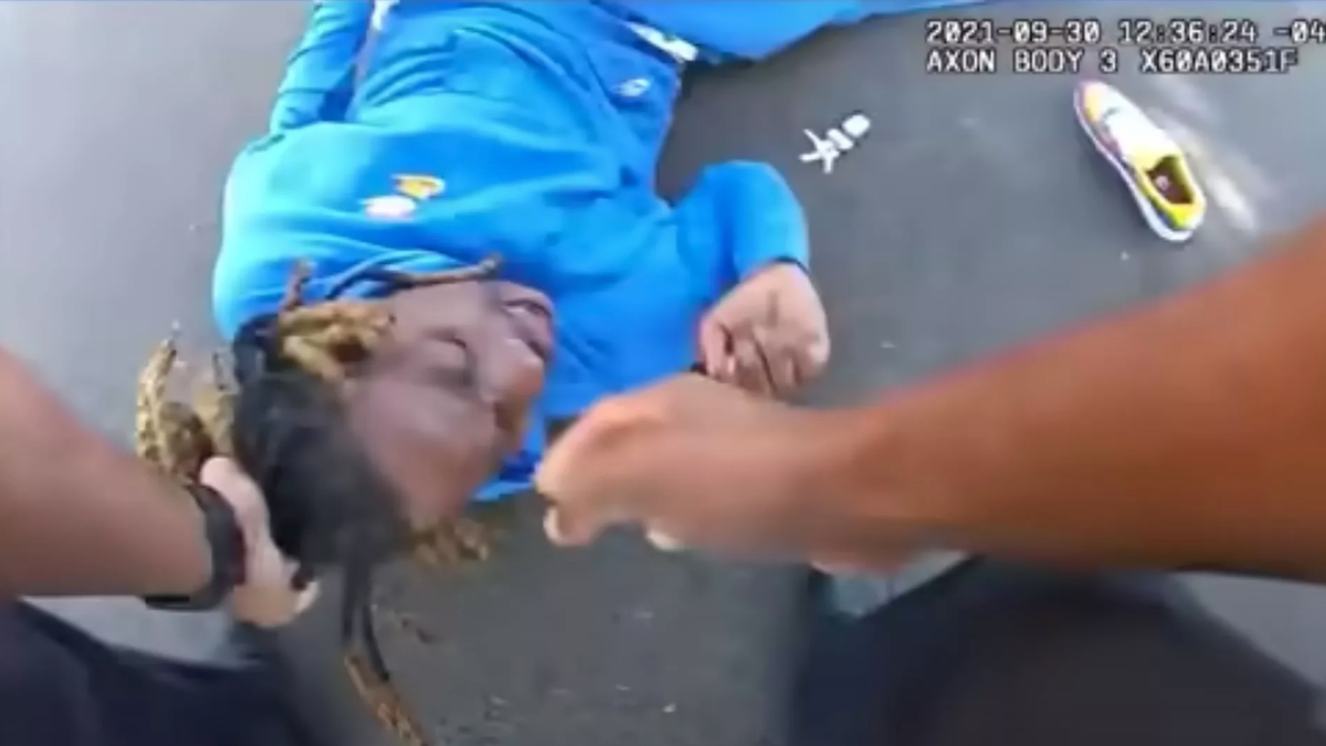 Bodycam footage showing Dayton police officers allegedly dragging Clifford Owensby, who has paraplegia, from his car on Sept. 30. 