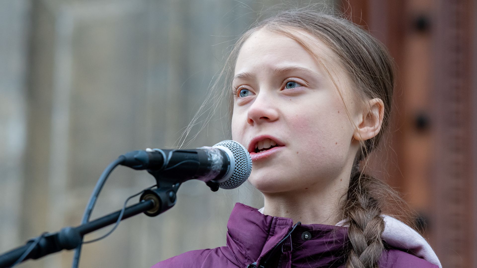 Greta Thunberg.