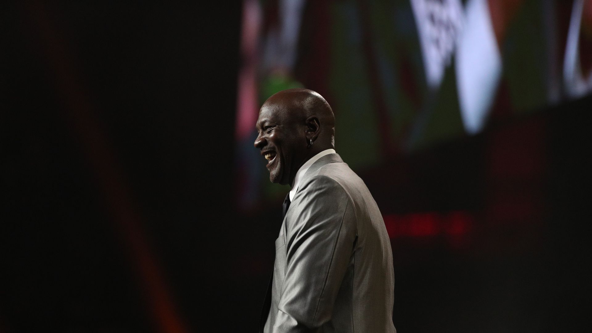 Basketball player Michael Jordan.