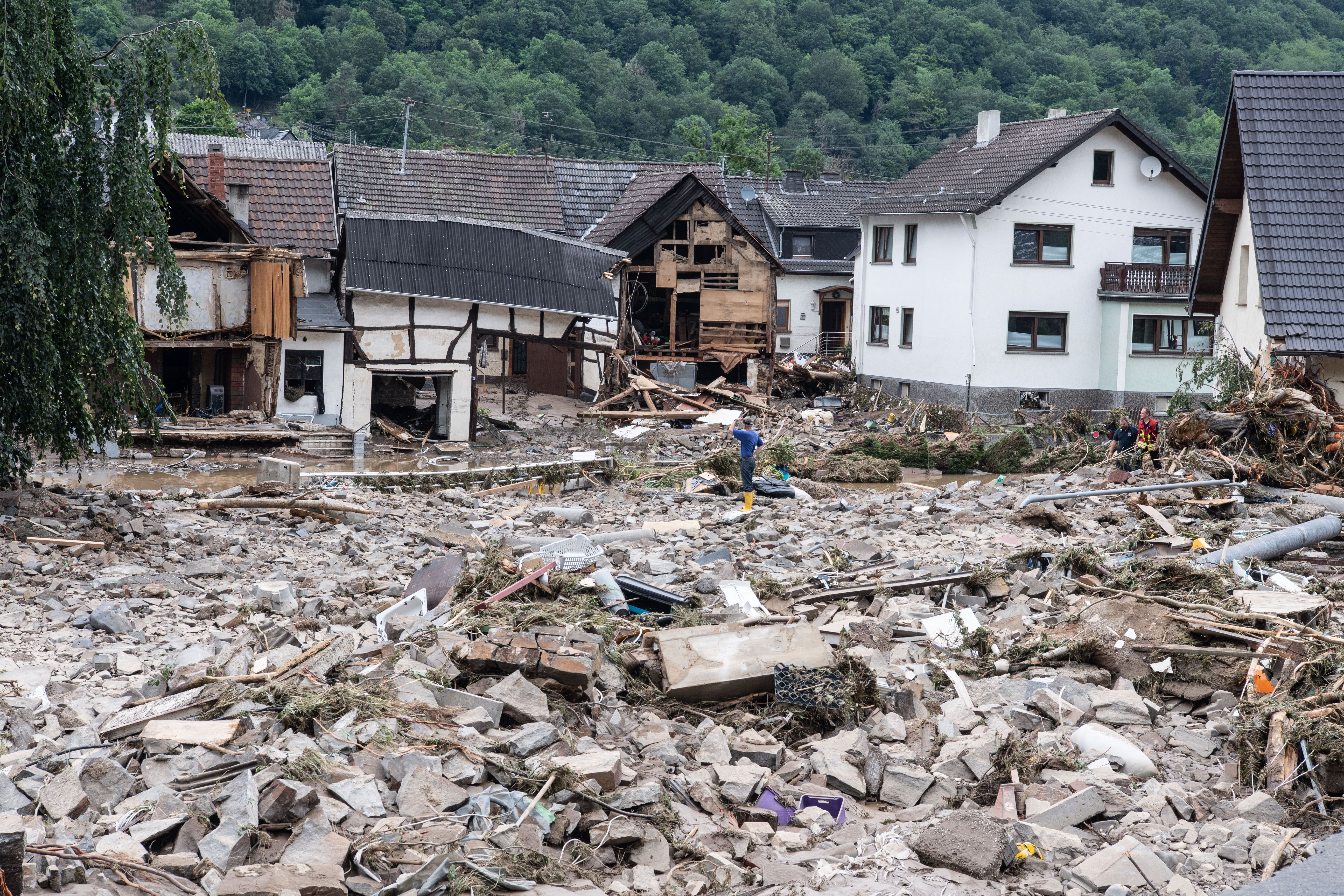 Image showing destruction in Rhineland-Palatinate, Schuld from flooding.