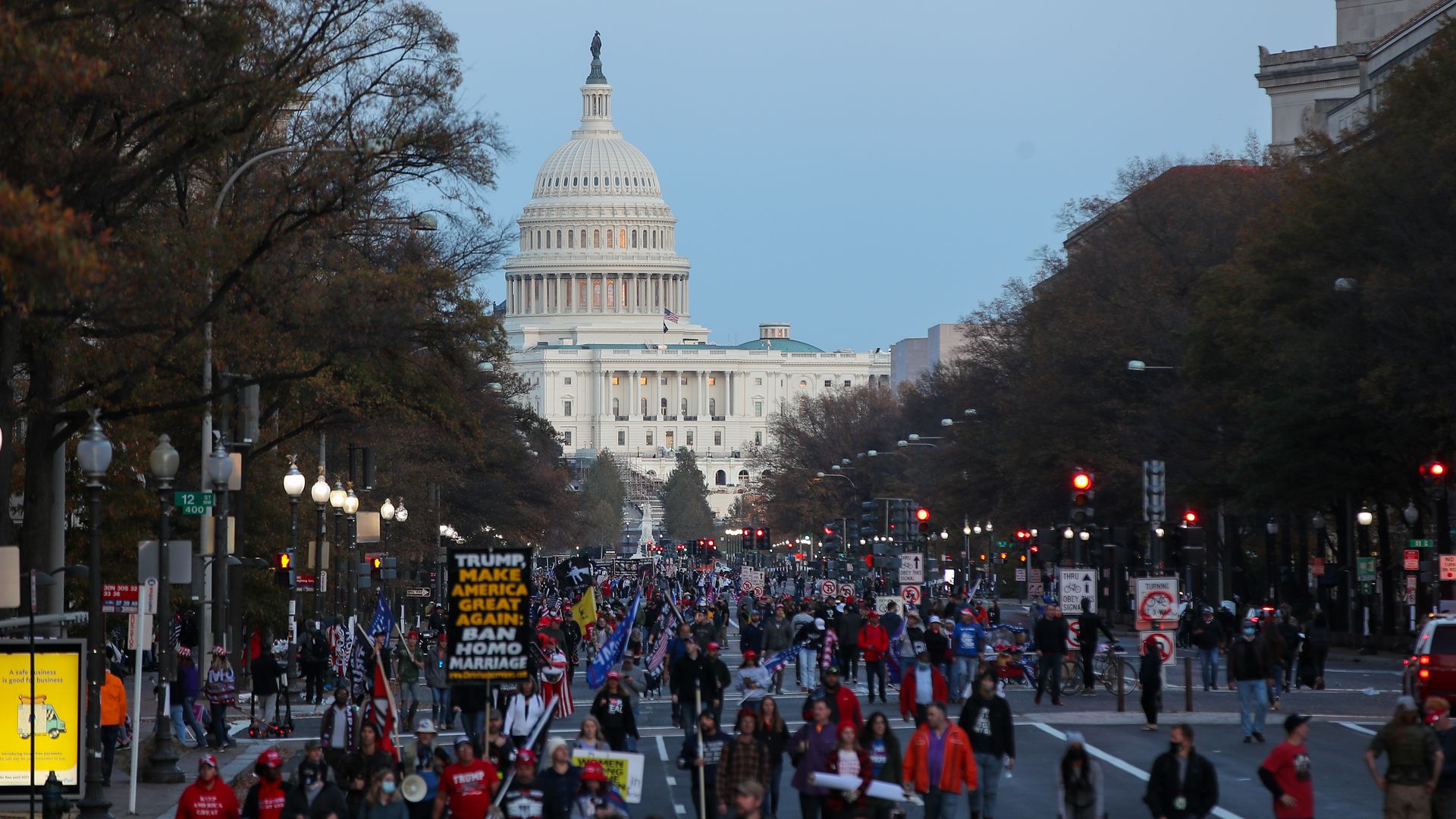Trump supports protesting in Washington, D.C.