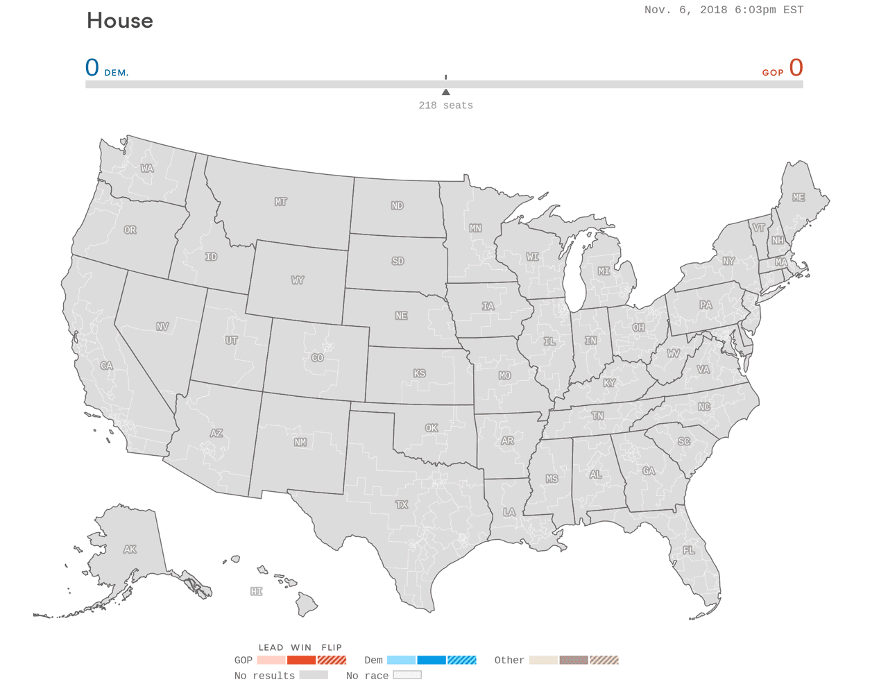 Timelapse of U.S. House elections