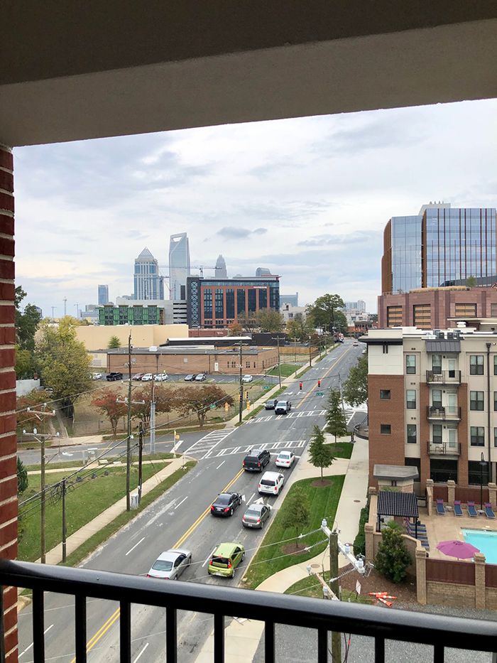 balcony on suite at holiday inn express in south end