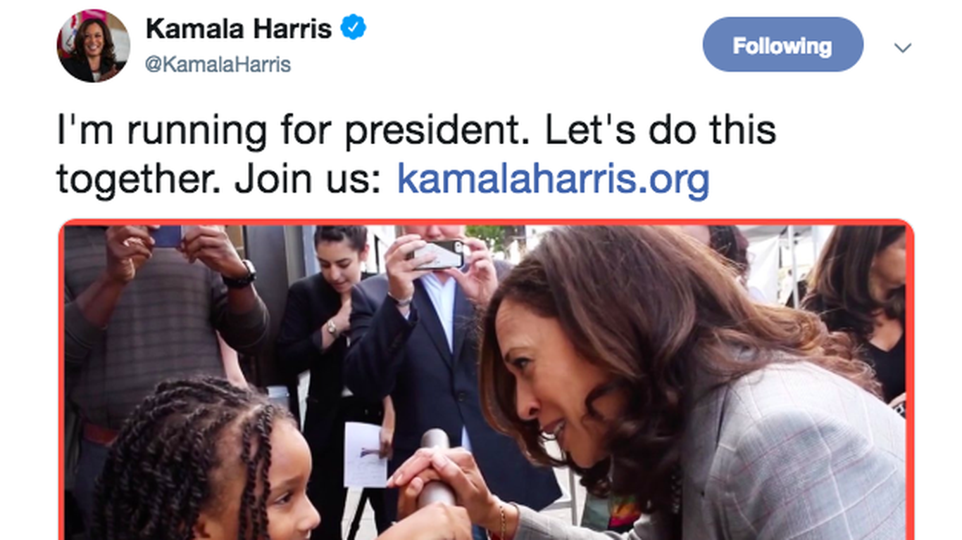 Kamala Harris Enters The 2020 Presidential Election