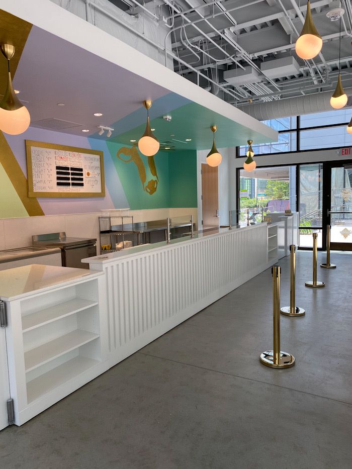 Golden Cow Creamery Uptown interior shot
