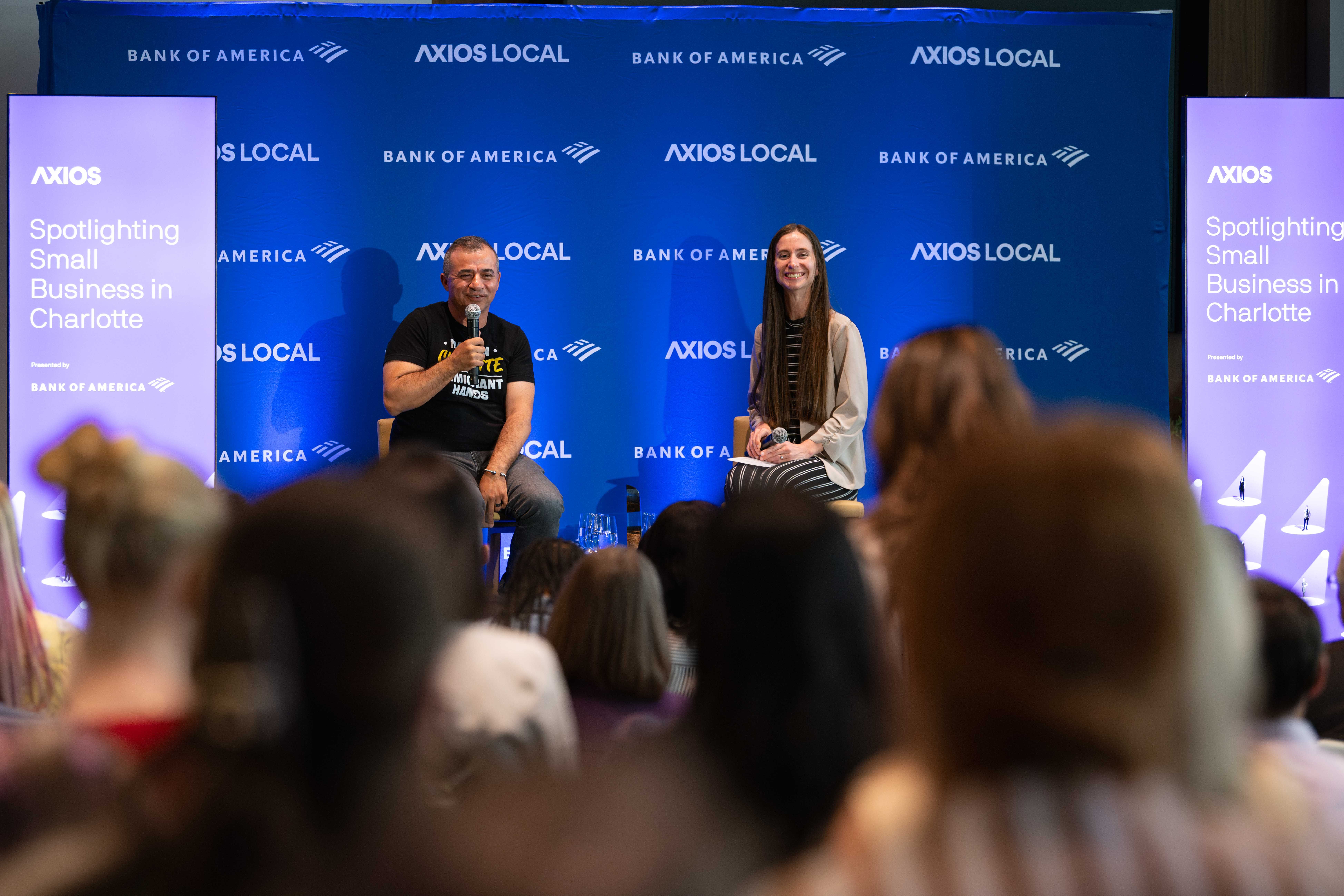 Manolo Betancur addresses the crowd. 