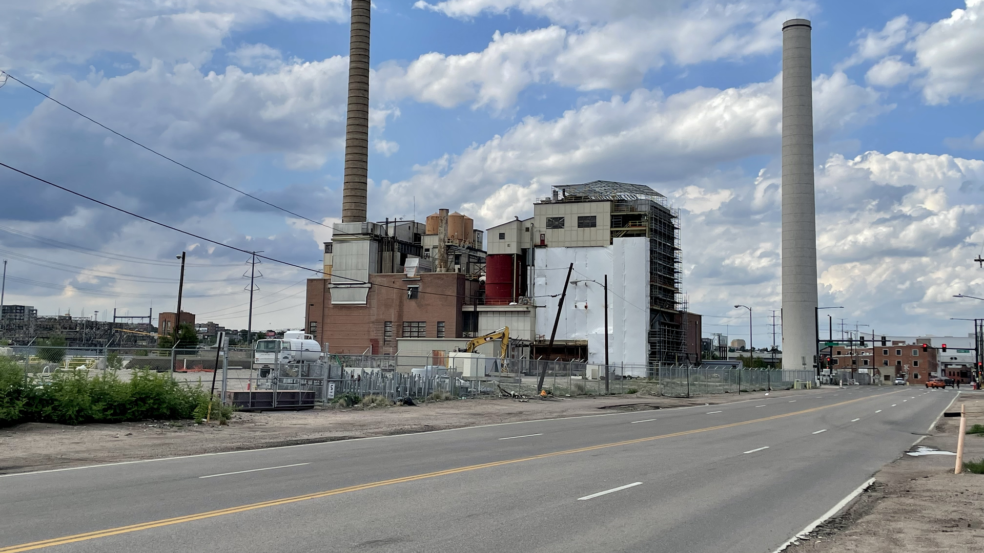 Xcel Energy's Zuni generating station. Photo: John Frank/Axios