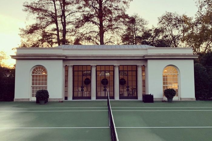 White House tennis pavilion