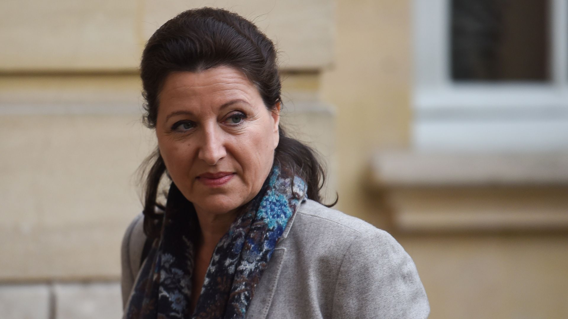 French Health and Solidarity Minister Agnes Buzyn arrives for a meeting with other ministers regarding measures to be taken after the first cases of coronavirus infection in France in January 2020