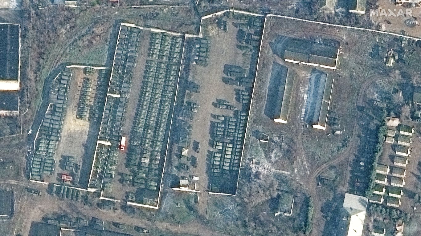 Satellite Images Show Russia's Military Buildup Near Ukraine