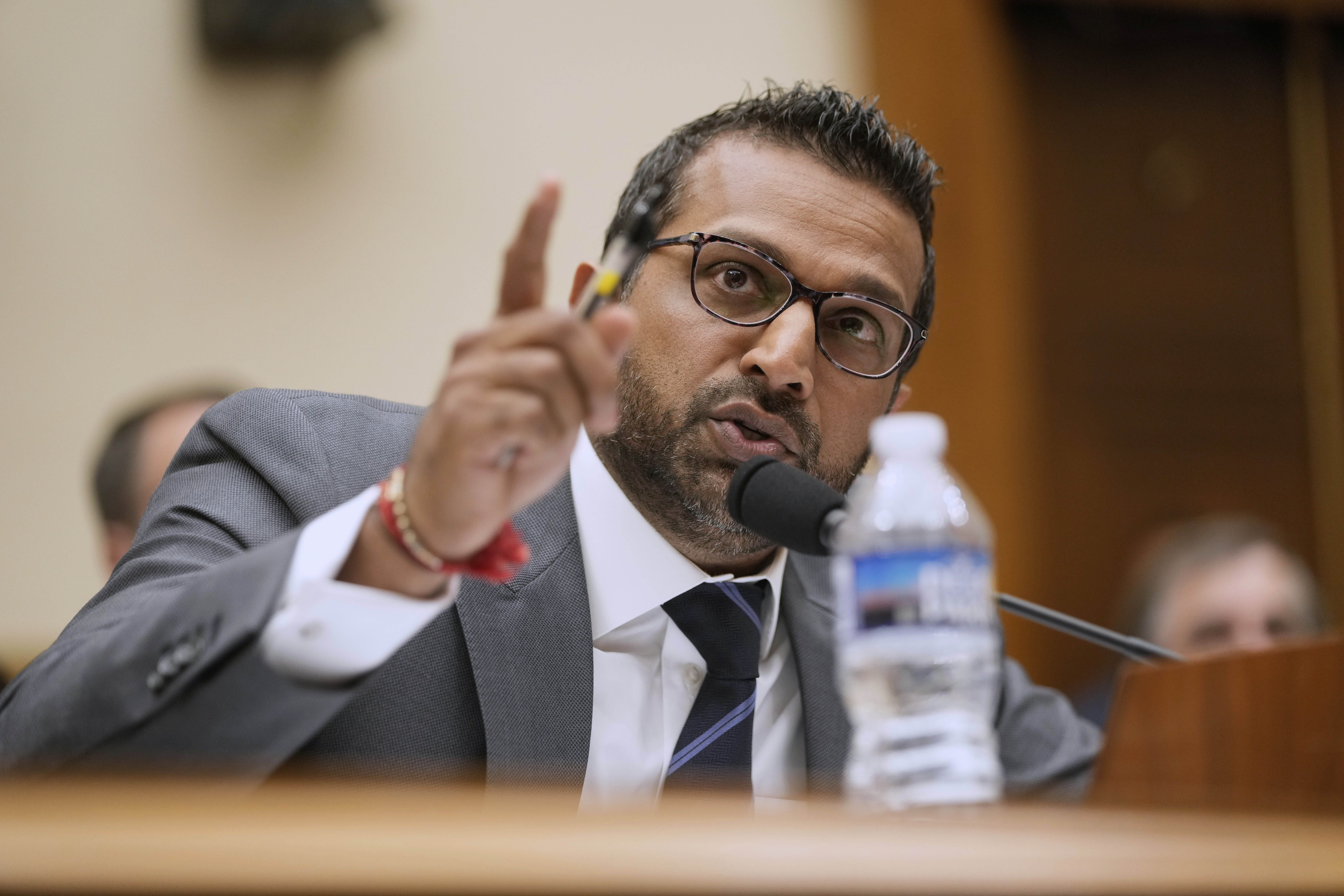 FBI Director Kash Patel speaks before the House Judiciary Committee last week.