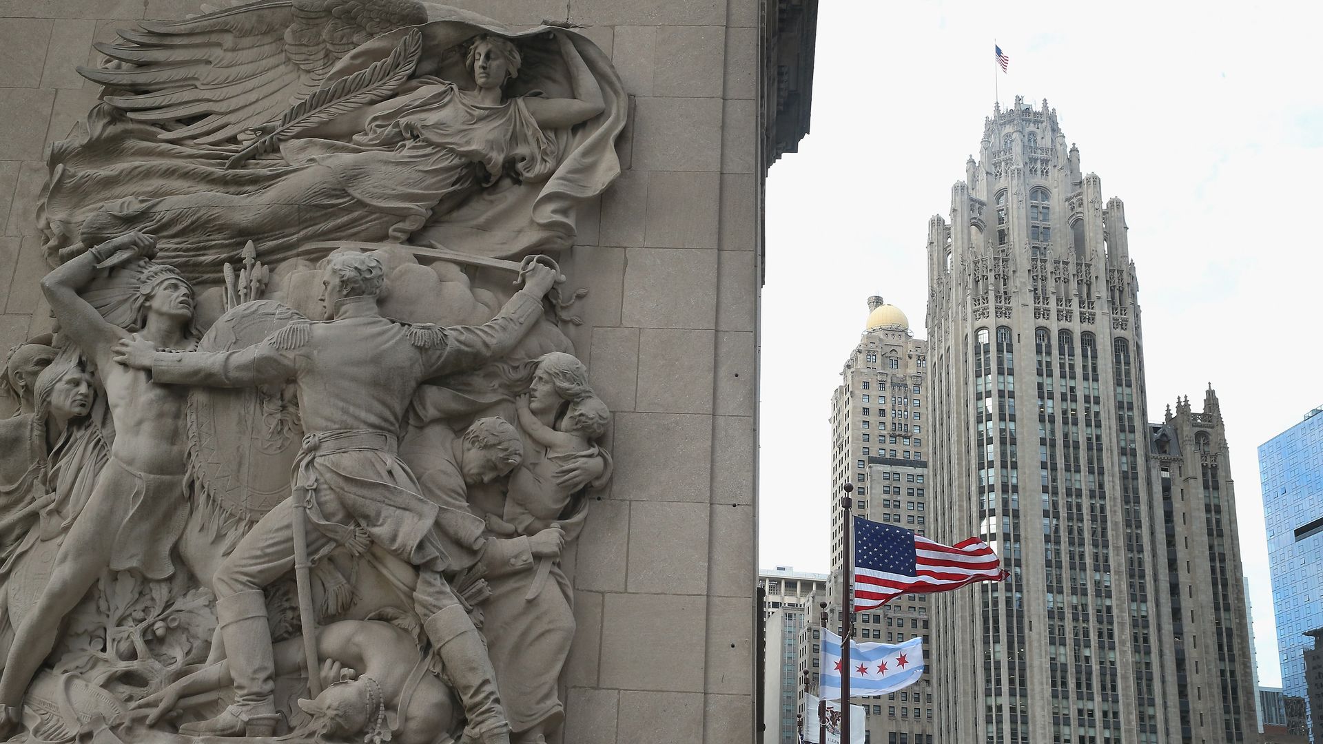 The Tribune Tower in Chicago