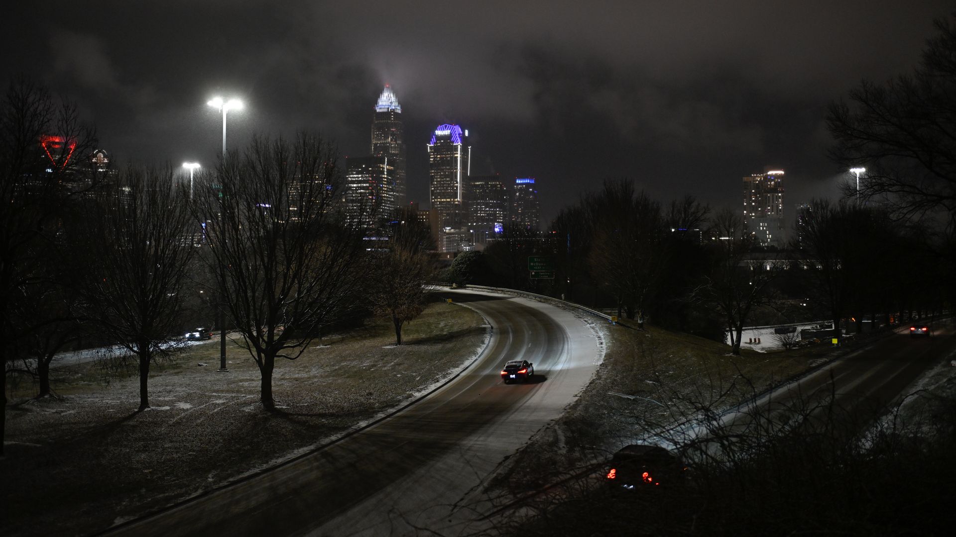 snow in charlotte, north carolina