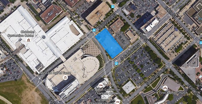 Embassy-Suites-Uptown-Charlotte-location