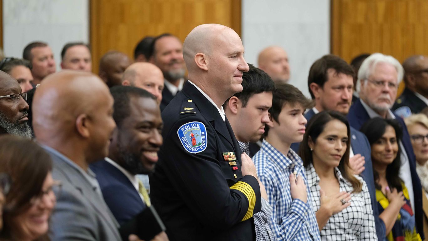 Rick Edwards sworn in as Richmond's new police chief - Axios Richmond