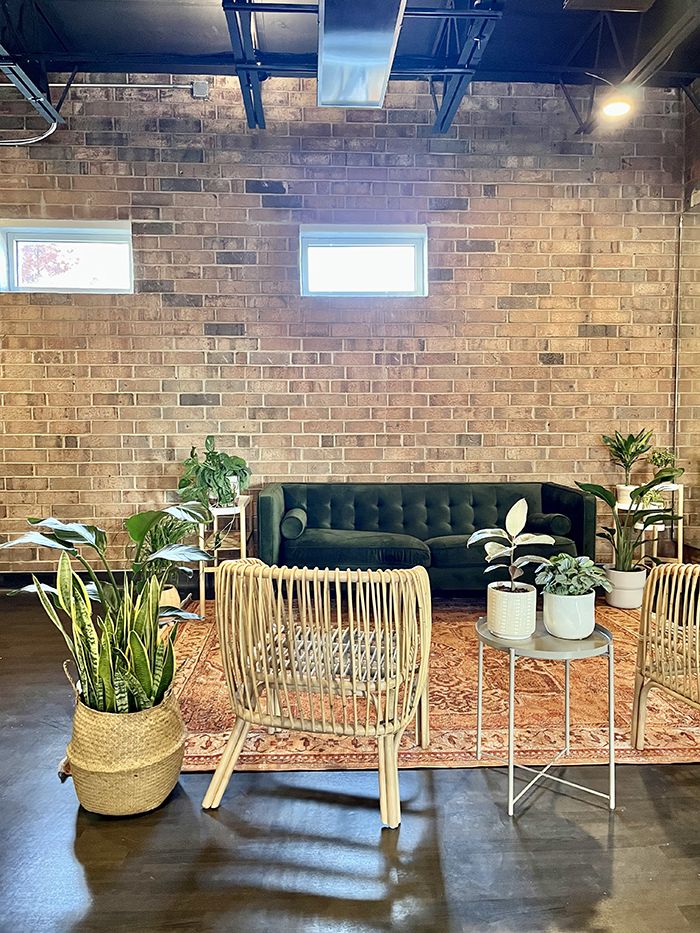 wildroots coffee new shop in south end seating