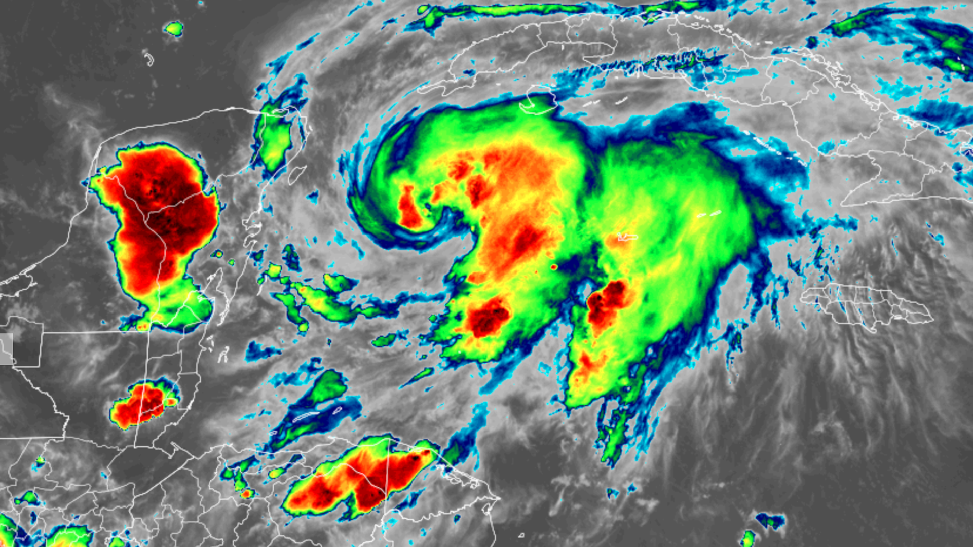 Satellite image of Hurricane Grace
