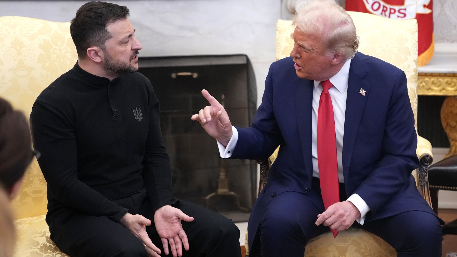 Trump and Zelensky