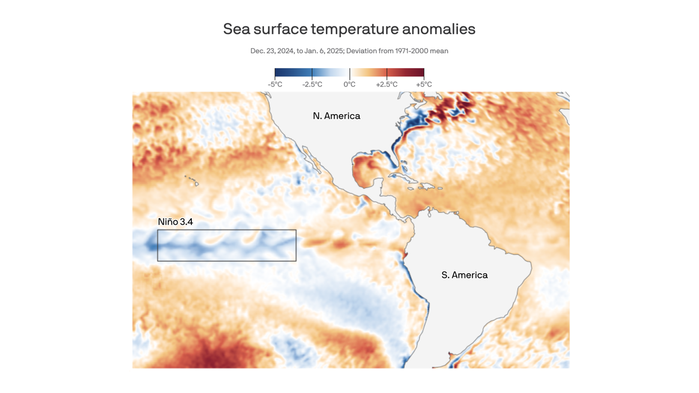 La Niña Conditions Develop in Pacific Ocean