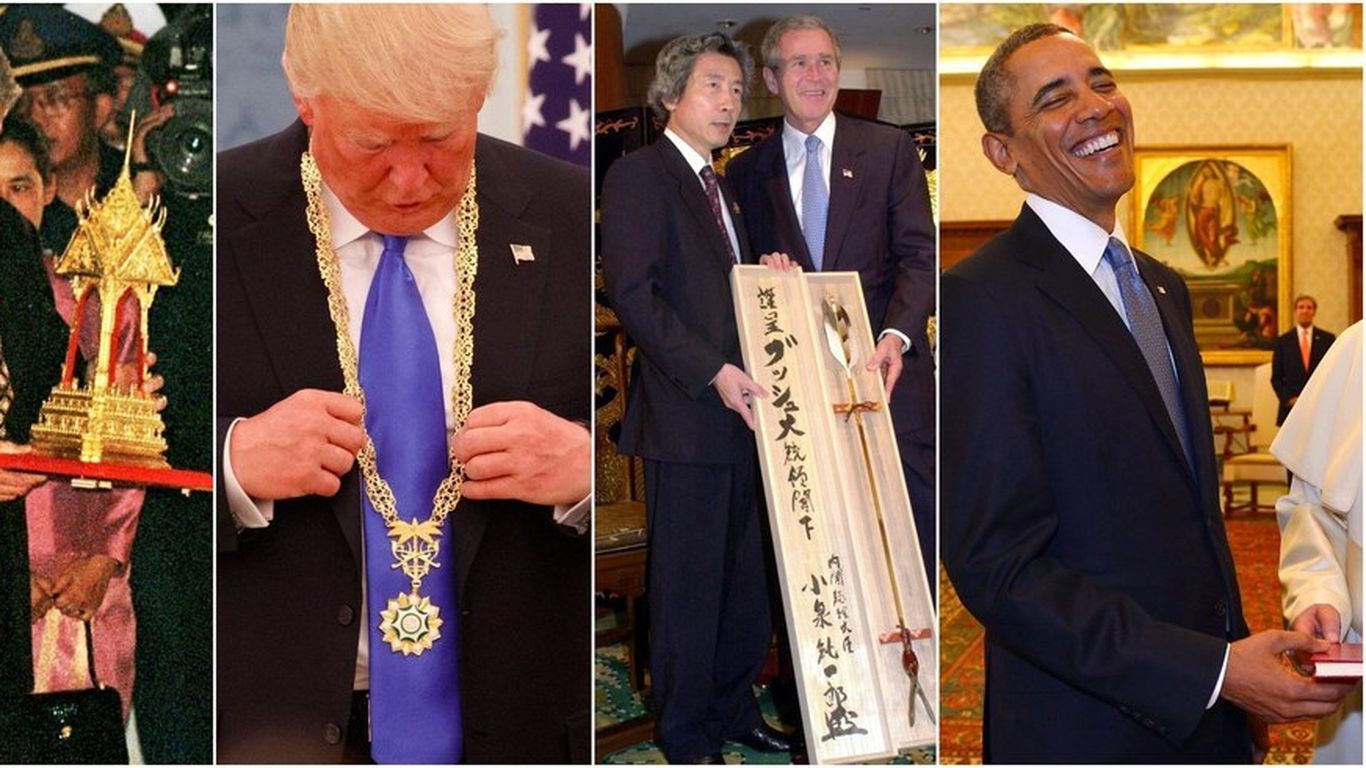 The wildest gifts given to U.S. presidents