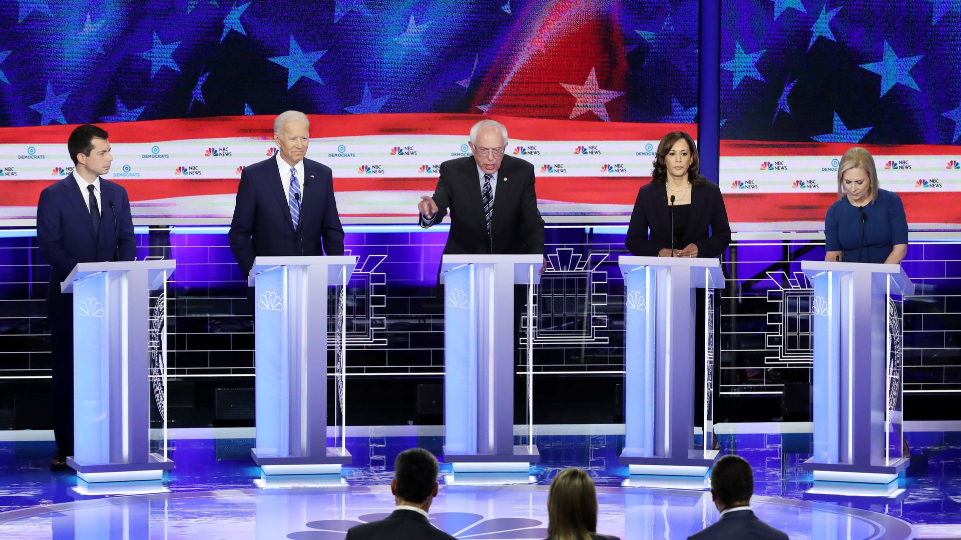 the democrats on stage