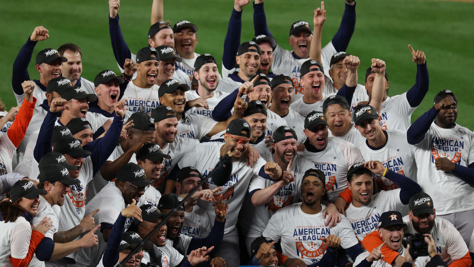 Astros celebration