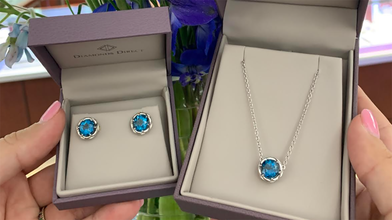 Costco clearance topaz necklace