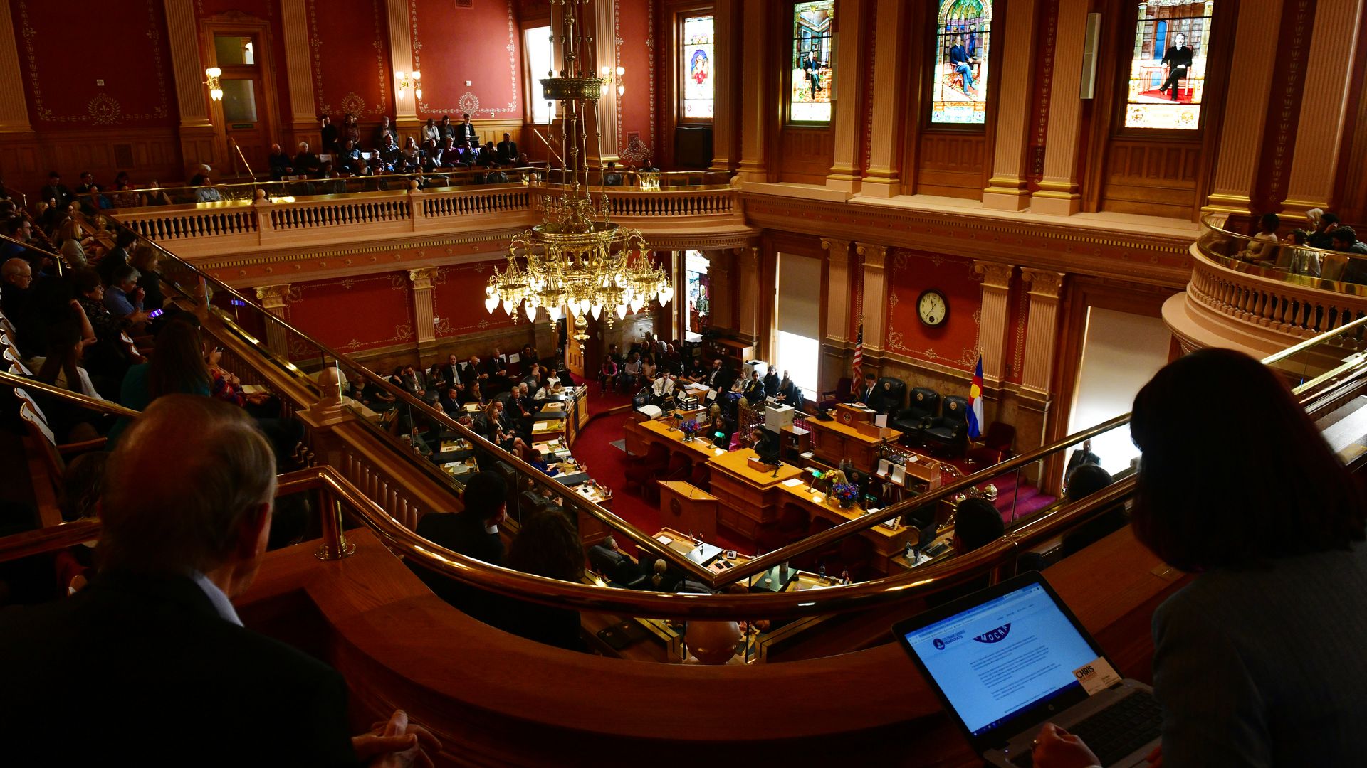 The Colorado Senate chamber.
