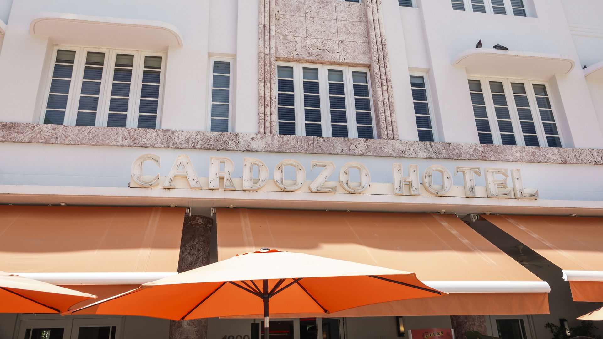 The Cardozo Hotel on Ocean Drive