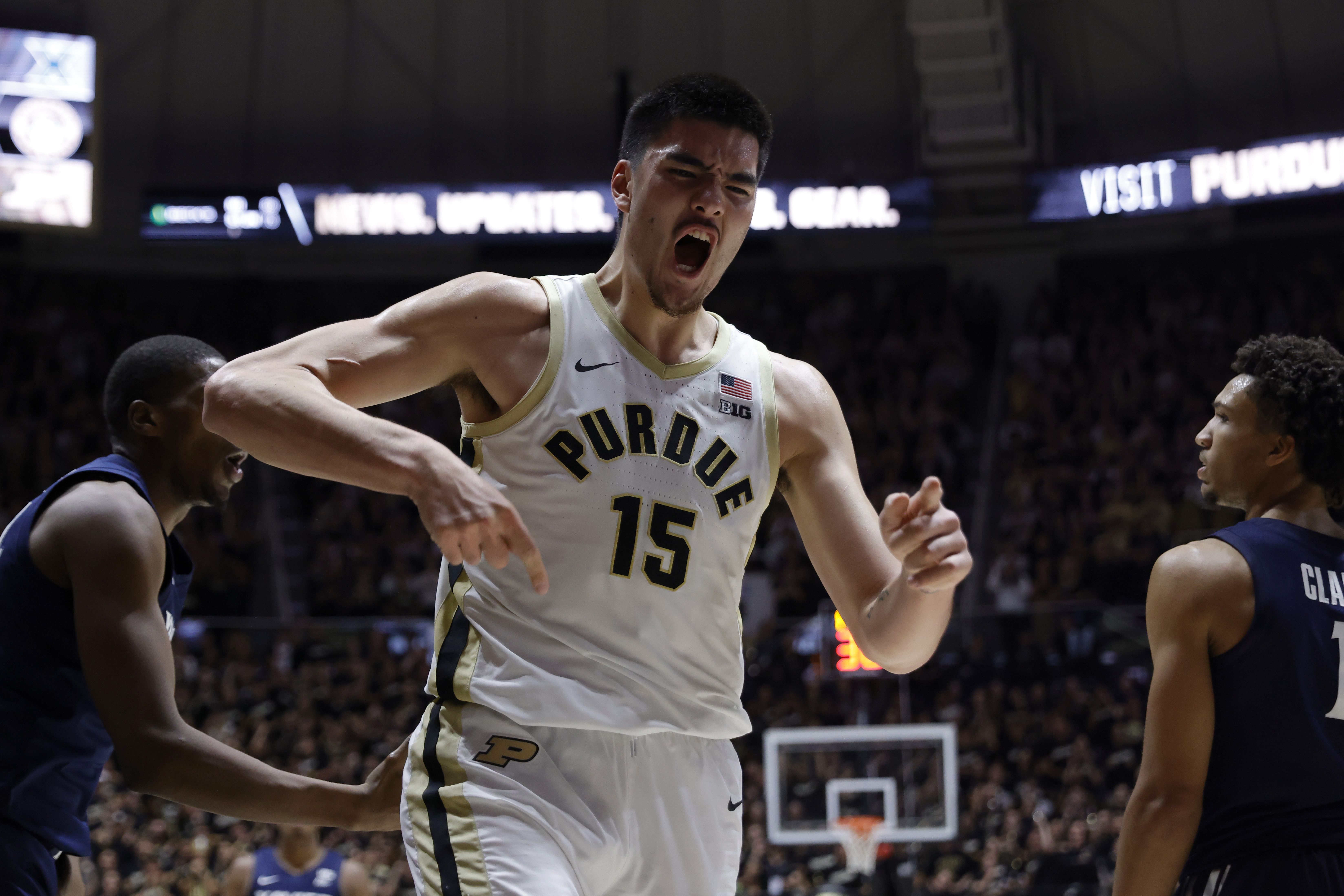 Photo of a man celebrating during a basketball game