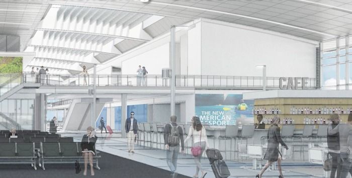 new charlotte airport terminal