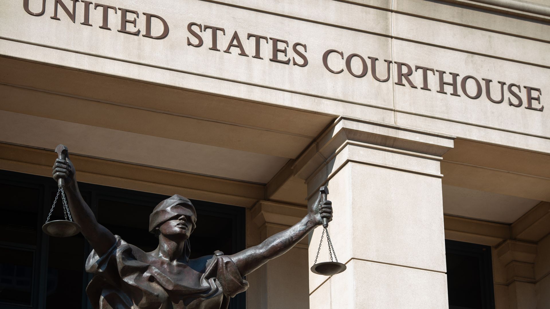 The Albert V. Bryan U.S. Courthouse, where the bank fraud trial of Paul Manafort is taking place. Photo: Saul Loeb/AFP/Getty Images