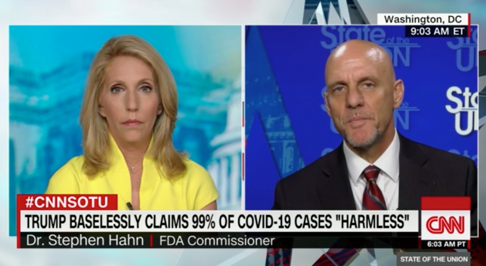 Stephen Hahn on CNN's "State of the Union"