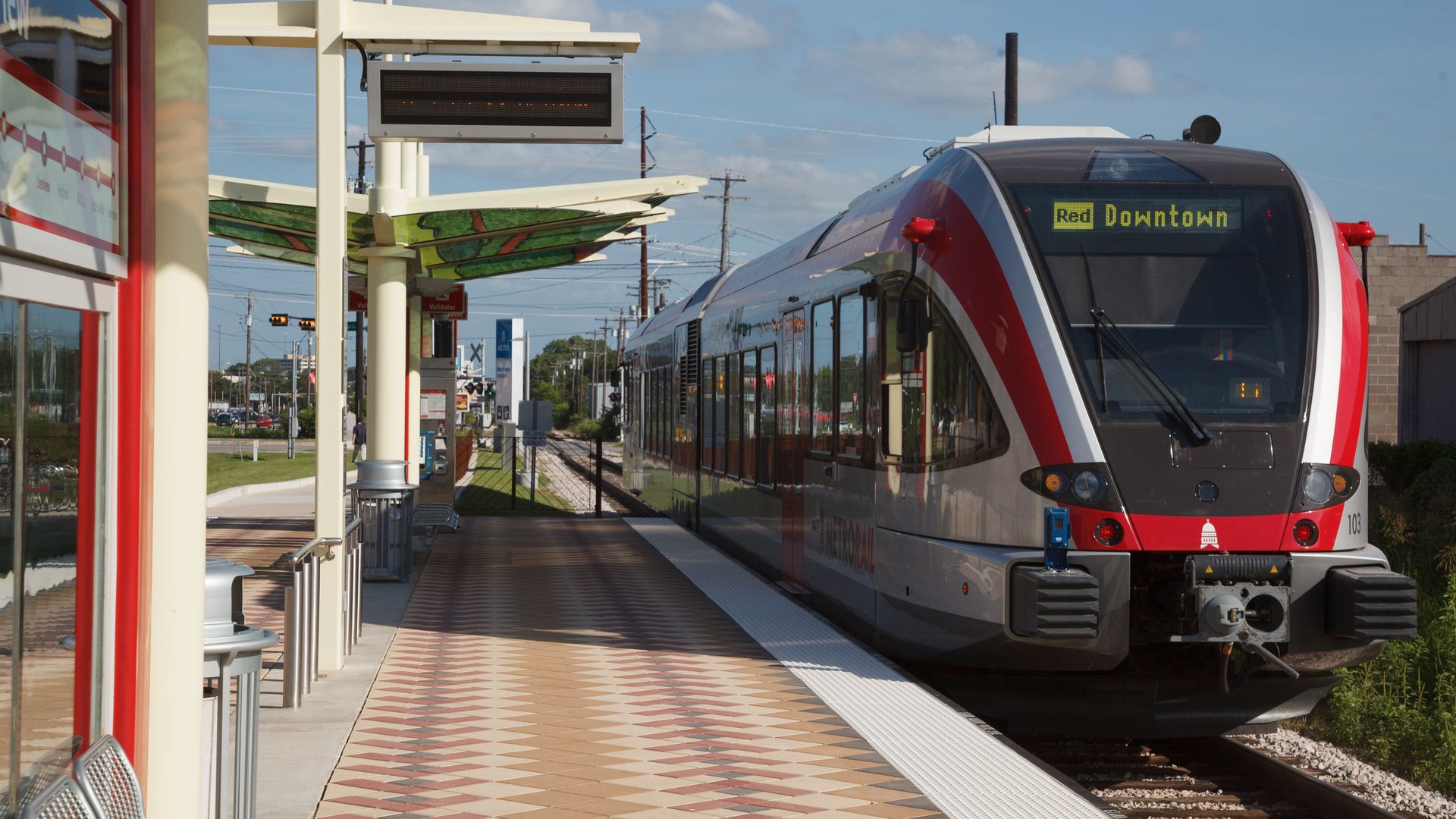 Austin's red line metrorail.