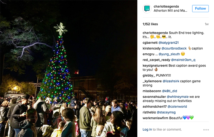 South End Christmas Tree