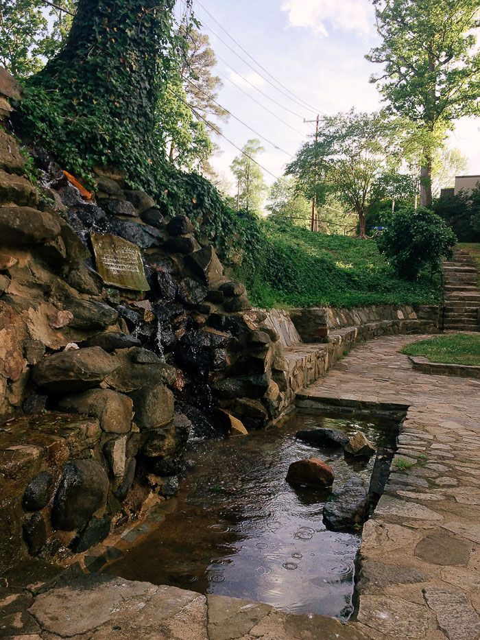 Independence Park waterfall